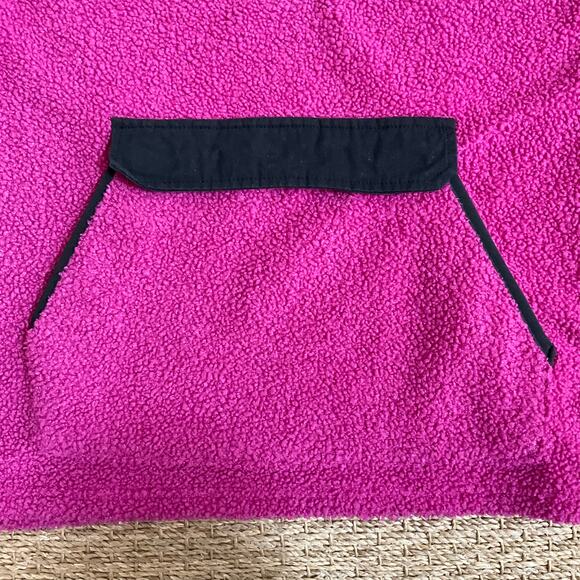 Carhartt Girls Pink Quarter Snap Pullover Hooded Sweatshirt XL 14 - Picture 7 of 13